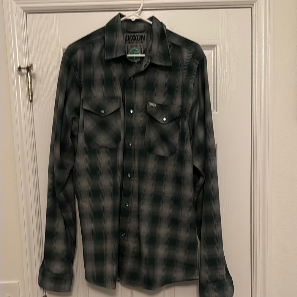 DIXXON Green Casual Button Down Shirt